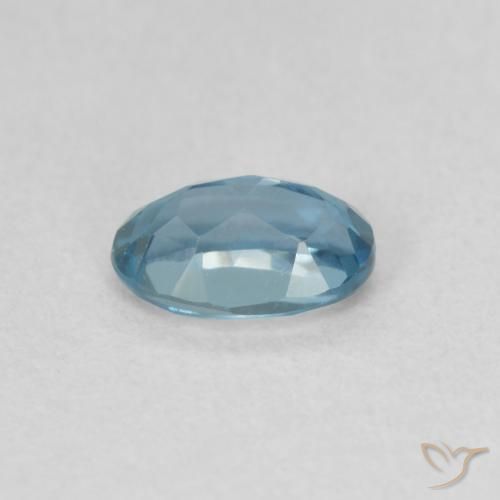 Topazio Blu London naturale da 0.57 ct, Ovale, VVS