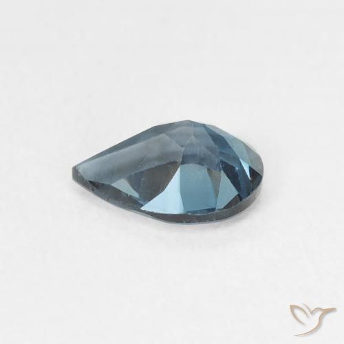 Topazio Blu London naturale da 0.78 ct, Forma a pera, VS