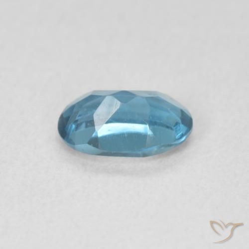 Topazio Blu London naturale da 0.59 ct, Ovale, VVS-VS