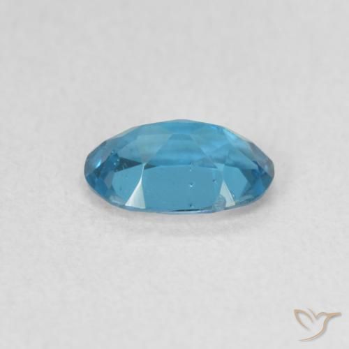Topazio Blu London naturale da 0.52 ct, Ovale, VS