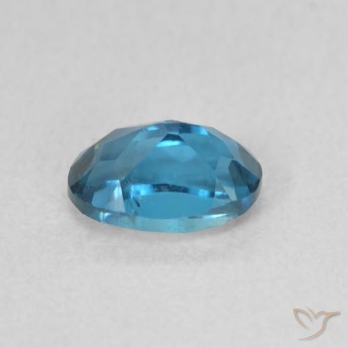 Topazio Blu London naturale da 0.66 ct, Ovale, VS