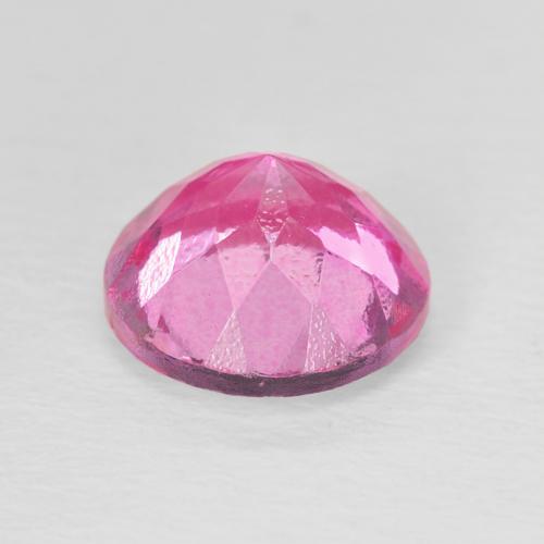 Topazio Medium Dark-Pink naturale da 3.47 ct, Rotondo, VVS-VS