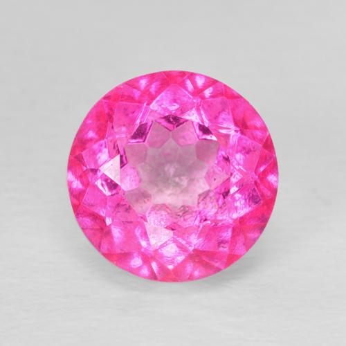 4.03ct Naturale Rosa scuro Topazio, Rotondo, VVS-VS