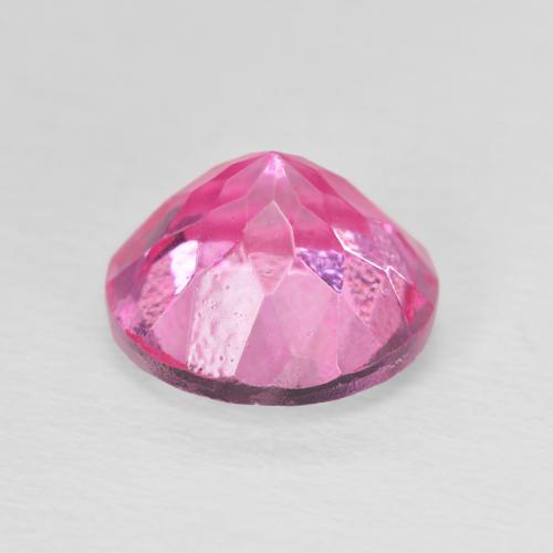 Topazio Rosa scuro naturale da 3.64 ct, Rotondo, VVS-VS