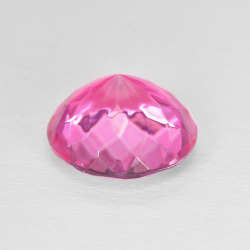 Topazio Rosa hot naturale da 5.76 ct, Rotondo, VVS