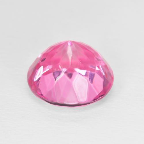 Topazio Magenta intenso naturale da 6.57 ct, Rotondo, VVS