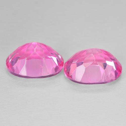 Gemme di Topazio Magenta intenso naturale da 12.37 ct, Ovale, VVS-VS