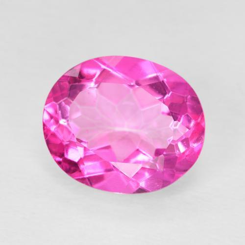 Topazio Rosa hot naturale da 5.82 ct, Ovale, VVS-VS