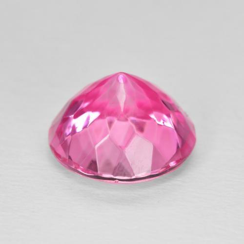 Topazio Rosa hot naturale da 6.07 ct, Rotondo, VVS