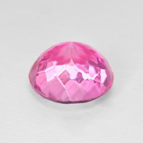 Topazio Rosa scuro naturale da 6.82 ct, Rotondo, VVS