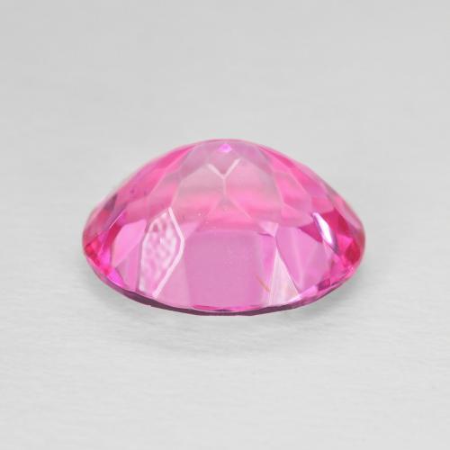 Topazio Medium Dark-Pink naturale da 5.66 ct, Ovale, VVS-VS