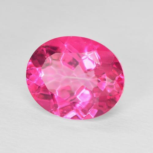 Topazio Rosa hot naturale da 5.80 ct, Ovale, VVS-VS