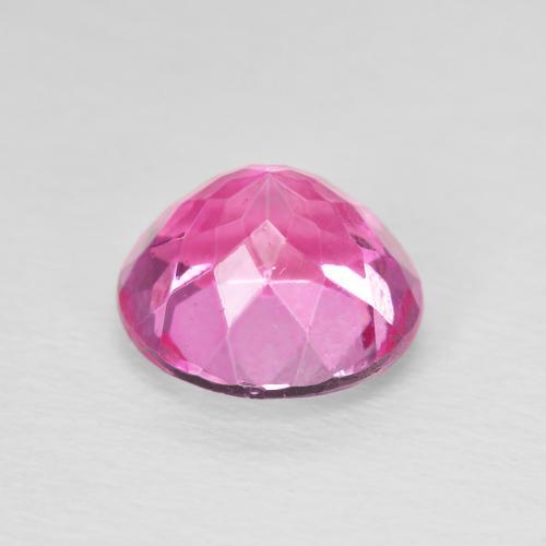 Topazio Rosa scuro naturale da 3.49 ct, Rotondo, VVS-VS