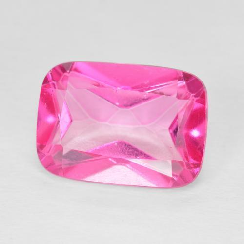 Topazio Rosa hot naturale da 8.79 ct, Cuscino, VVS-VS