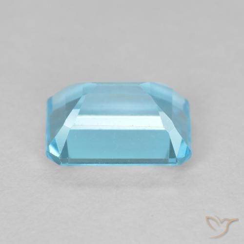 Topazio Blu svizzero naturale da 2.02 ct, Ottagonale / Taglio smeraldo, VVS