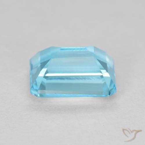 Topazio Blu svizzero naturale da 2.24 ct, Ottagonale / Taglio smeraldo, VVS