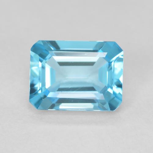 2.05ct Naturale Blu svizzero Topazio, Taglio smeraldo, VVS