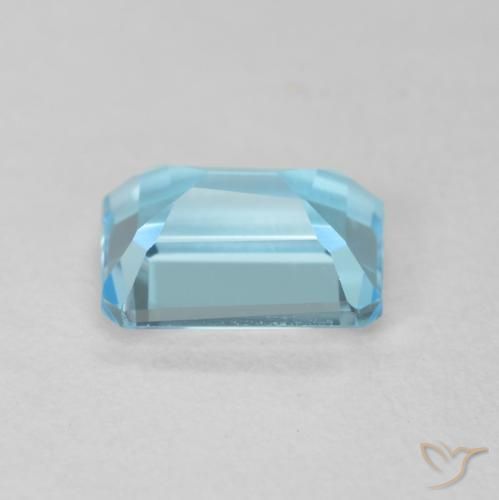 Topazio Blu svizzero naturale da 2.04 ct, Ottagonale / Taglio smeraldo, VVS