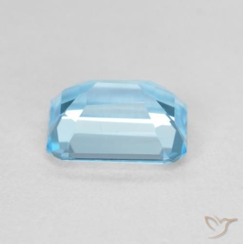 Topazio Blu svizzero naturale da 2.06 ct, Ottagonale / Taglio smeraldo, VVS