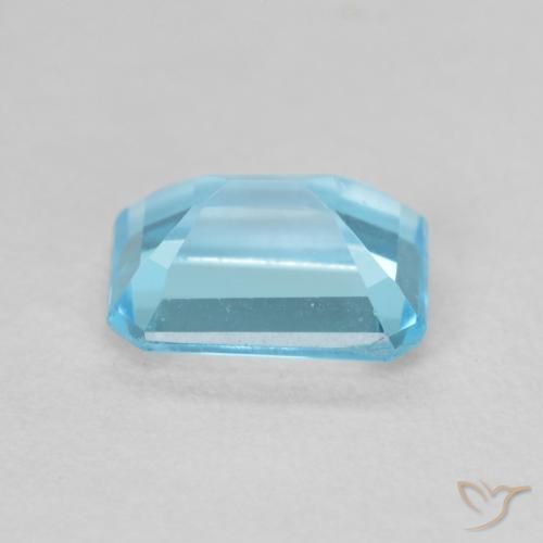 Topazio Blu svizzero naturale da 2.12 ct, Ottagonale / Taglio smeraldo, VVS
