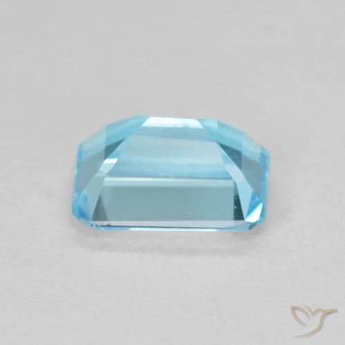 Topazio Blu svizzero naturale da 1.84 ct, Ottagonale / Taglio smeraldo, VVS