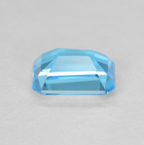Topazio Blu svizzero naturale da 1.90 ct, Ottagonale / Taglio smeraldo, VVS-VS