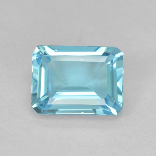 Topazio Azzurro naturale da 2.15 ct, Ottagonale / Taglio smeraldo, VVS-VS