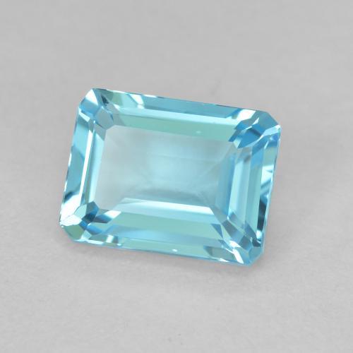 Topazio Azzurro naturale da 2.15 ct, Ottagonale / Taglio smeraldo, VVS-VS