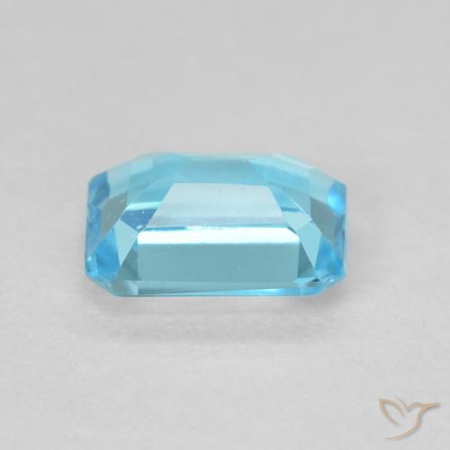 Topazio Azzurro cielo chiaro naturale da 1.91 ct, Ottagonale / Taglio smeraldo, VVS-VS