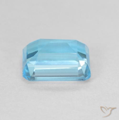 Topazio Blu svizzero naturale da 2.23 ct, Ottagonale / Taglio smeraldo, VVS