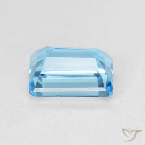 Topazio Blu svizzero naturale da 2.31 ct, Ottagonale / Taglio smeraldo, VVS
