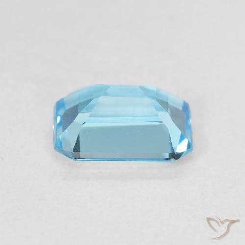 Topazio Blu Maya profondo naturale da 1.79 ct, Ottagonale / Taglio smeraldo, VVS