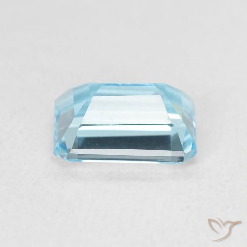 Topazio Blu svizzero naturale da 2.09 ct, Ottagonale / Taglio smeraldo, VVS