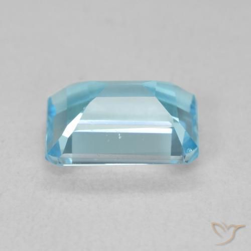 Topazio Blu svizzero naturale da 2.07 ct, Ottagonale / Taglio smeraldo, VS