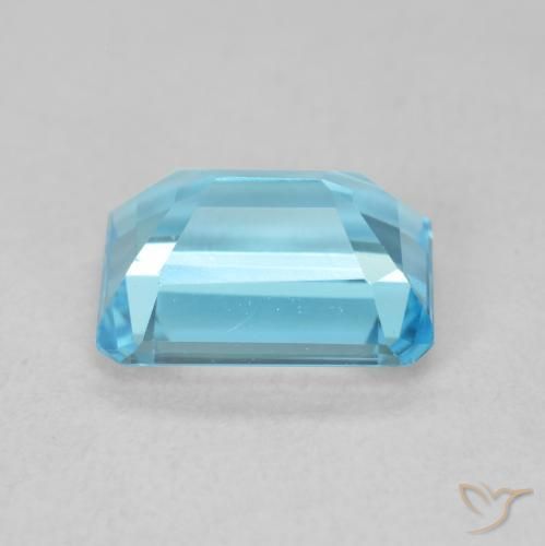 Topazio Blu svizzero naturale da 2.04 ct, Ottagonale / Taglio smeraldo, VVS