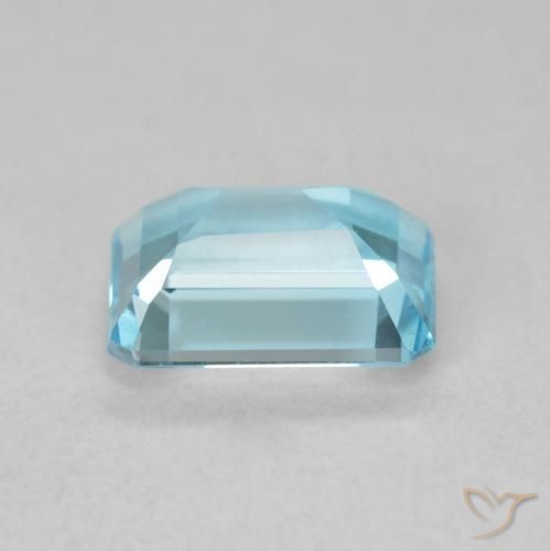 Topazio Blu svizzero naturale da 1.92 ct, Ottagonale / Taglio smeraldo, VVS