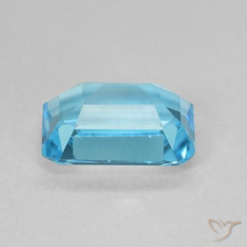 Topazio Blu svizzero naturale da 1.82 ct, Ottagonale / Taglio smeraldo, VVS