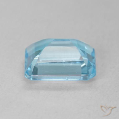 Topazio Blu svizzero naturale da 2.04 ct, Ottagonale / Taglio smeraldo, VS