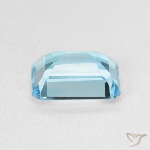 Topazio Blu svizzero naturale da 1.93 ct, Ottagonale / Taglio smeraldo, VVS