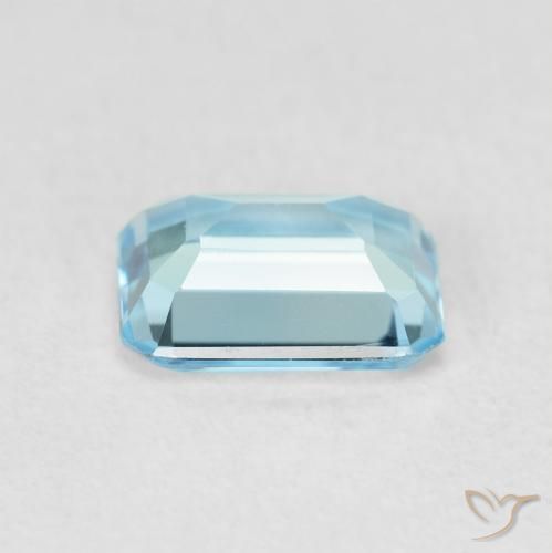 Topazio Blu svizzero naturale da 1.80 ct, Ottagonale / Taglio smeraldo, VVS