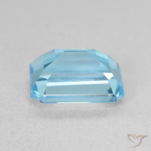 Topazio Blu svizzero naturale da 2.18 ct, Ottagonale / Taglio smeraldo, VVS