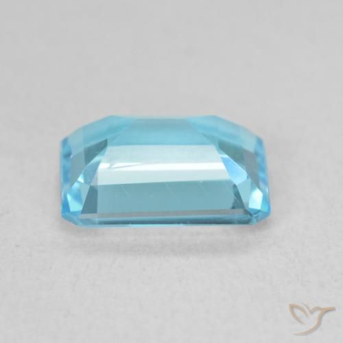 Topazio Blu svizzero naturale da 1.82 ct, Ottagonale / Taglio smeraldo, VVS