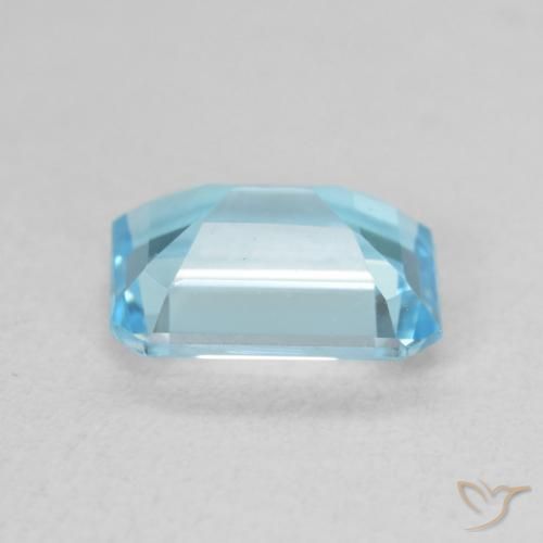 Topazio Blu svizzero naturale da 1.81 ct, Ottagonale / Taglio smeraldo, VVS