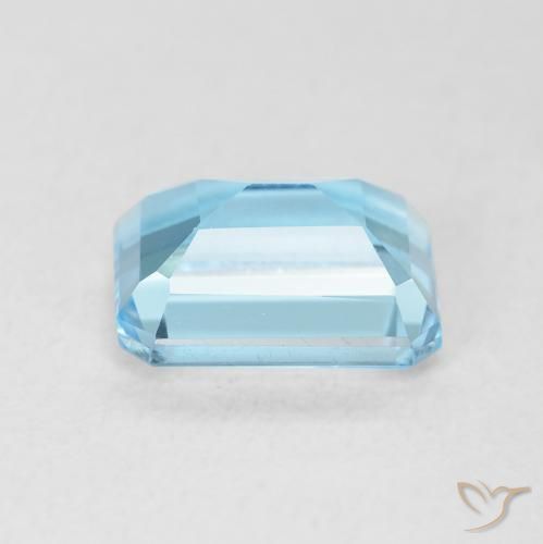Topazio Blu svizzero naturale da 2.13 ct, Ottagonale / Taglio smeraldo, VVS