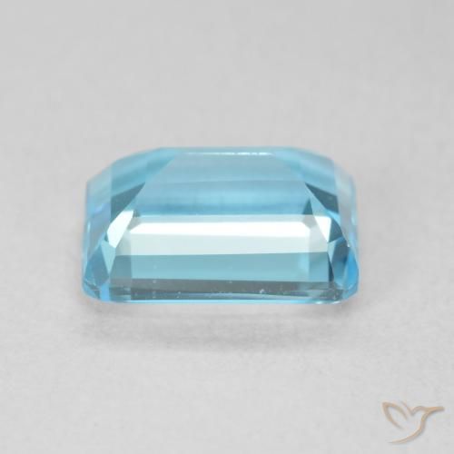 Topazio Blu svizzero naturale da 2.06 ct, Ottagonale / Taglio smeraldo, VVS
