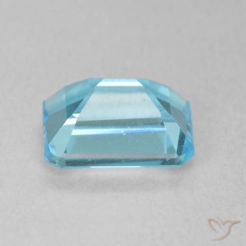 Topazio Blu Maya profondo naturale da 2.15 ct, Ottagonale / Taglio smeraldo, VVS