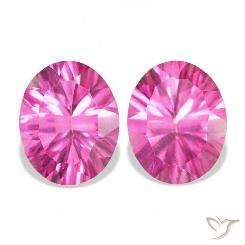 6.11ctw Naturale Rosa hot Topazio, Ovale, VS