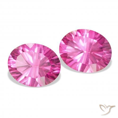 Gemme di Topazio Rosa hot naturale da 6.11 ct, Ovale, VS
