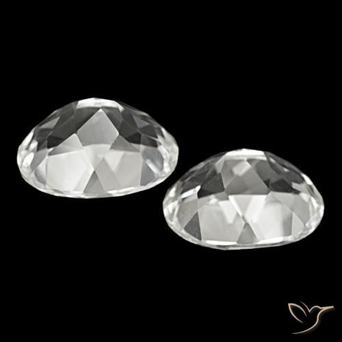 Gemme di Topazio Bianco caldo naturale da 11.87 ct, Taglio ovale, VVS-VS