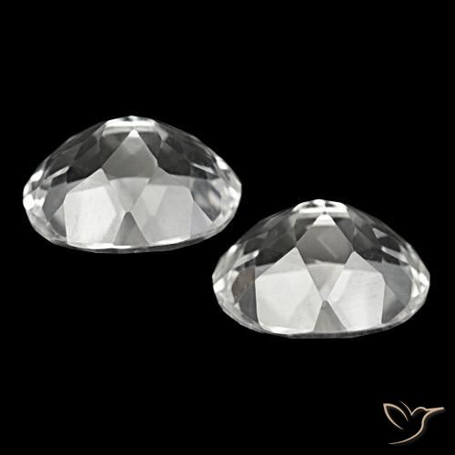 Gemme di Topazio Bianco naturale da 11.84 ct, Taglio ovale, VVS-VS